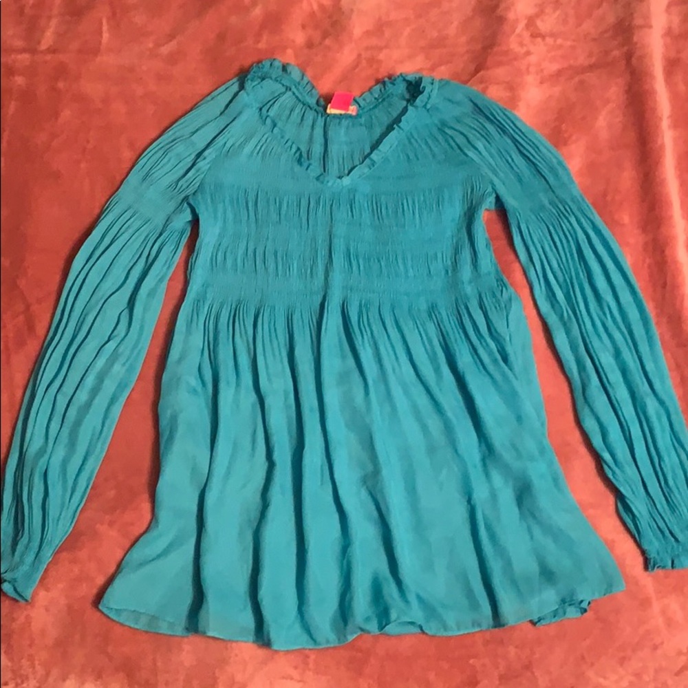 Teal Blouse